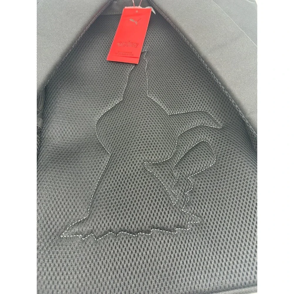 Puma X Pokemon Black Grey Pikachu 28L Backpack NWT 092330 01